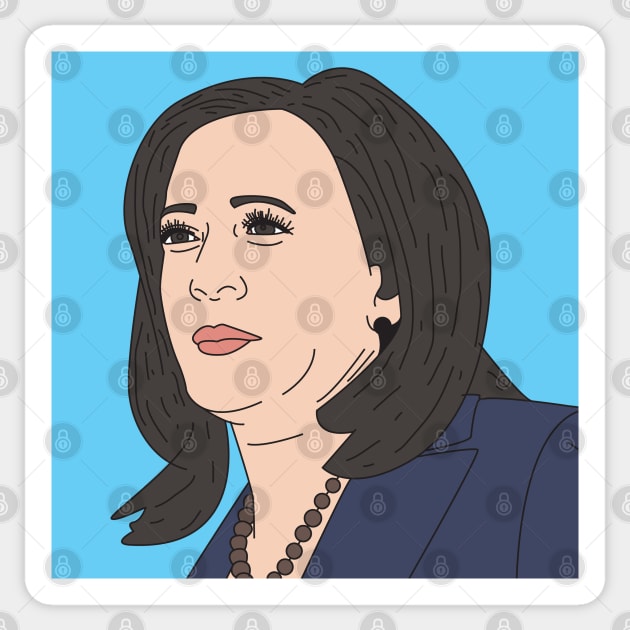 Kamala Harris Sticker by mrcatguys